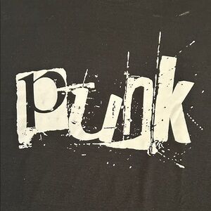 Black Punk Graphic T-Shirt
